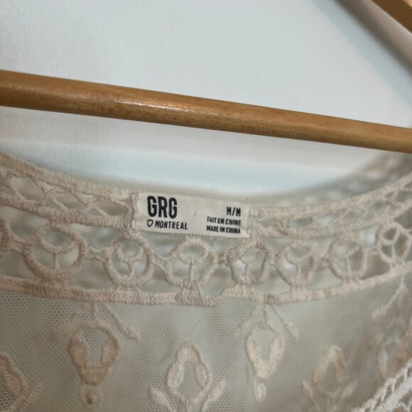 GRG. Montreal. Crochet, Lace Floral Pattern Tank Top. Size M. Womens. - Picture 4 of 7